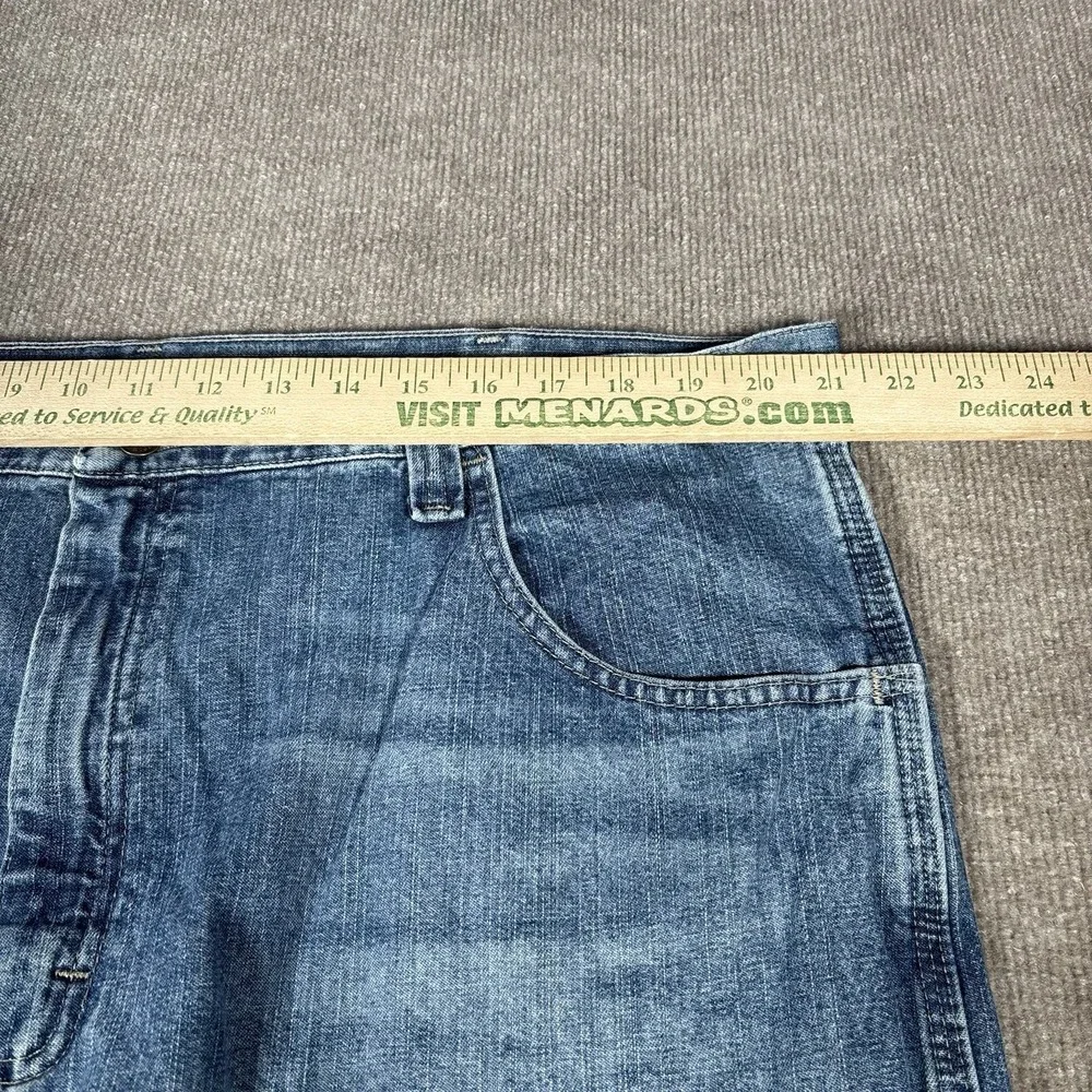 Wrangler Jean Shorts Mens 42 Relaxed Blue Denim Carpenter‎ Baggy Skater Workwear